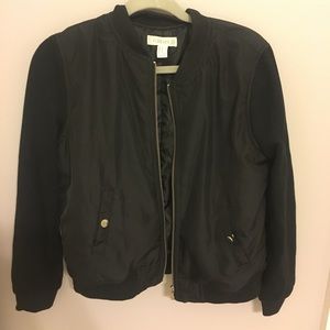 BLACK BOMBER JACKET